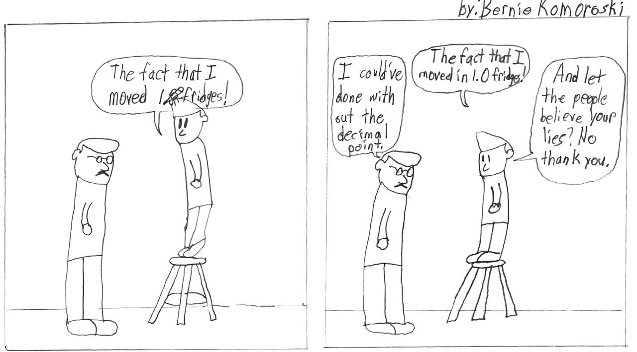 Collegian comic