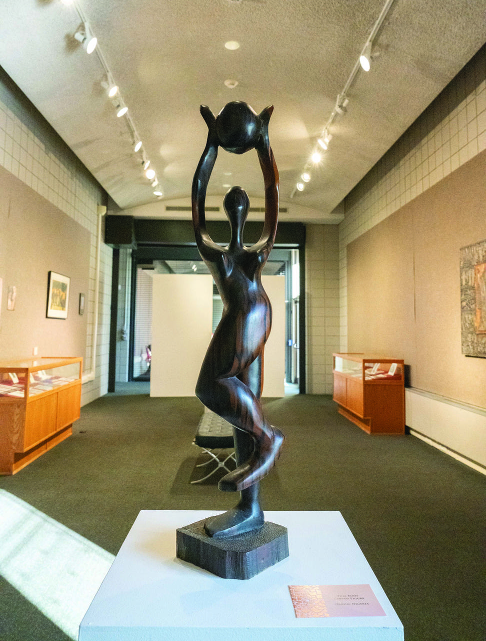African art show displays in PFAC