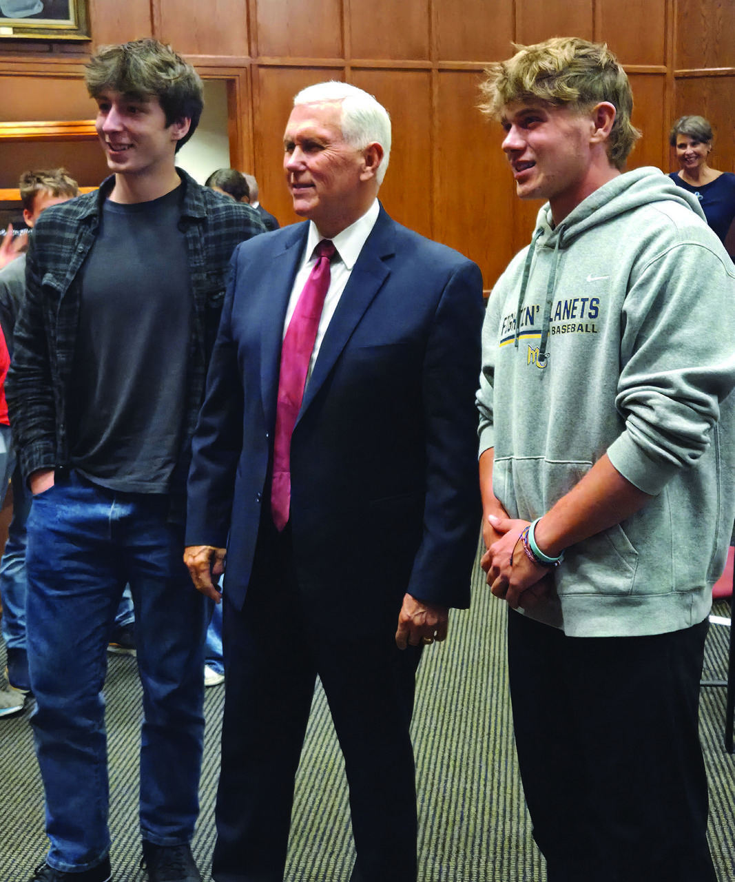 Pence returns to Grove City