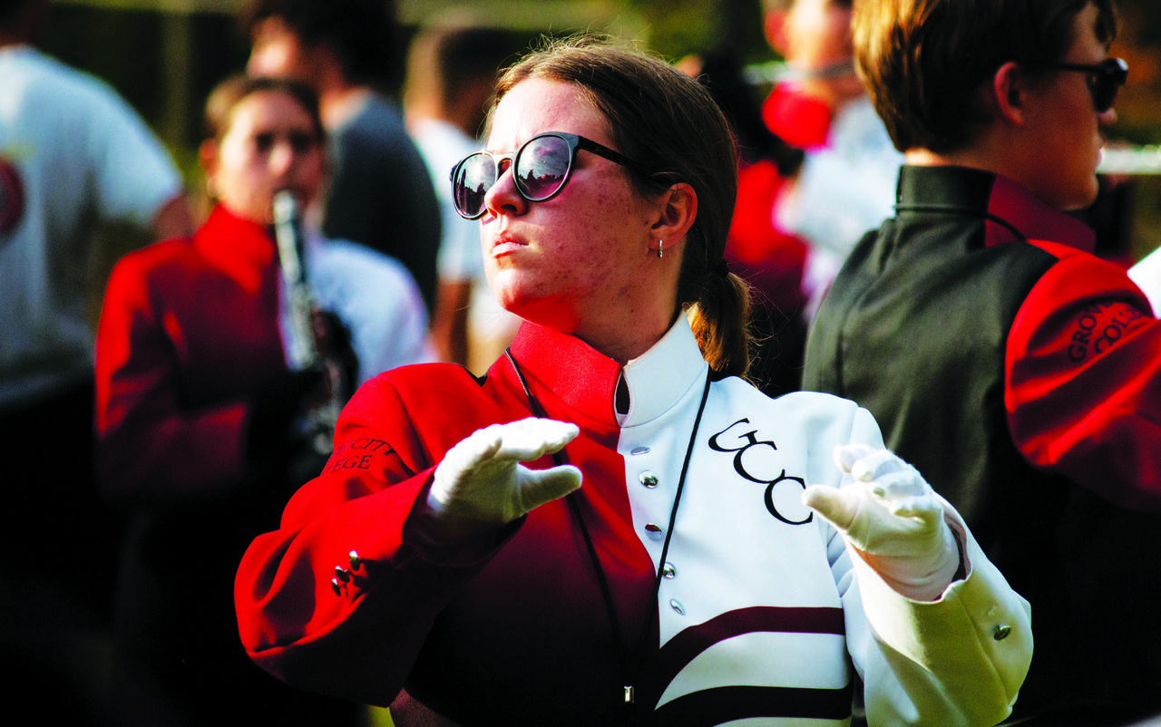 The band marches onward