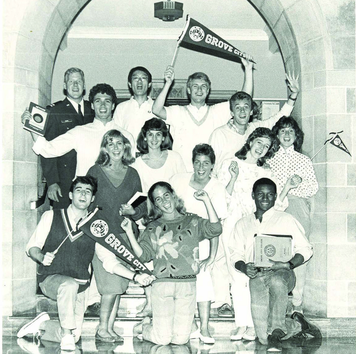 Welcome back class of 1985! These classmates from 1985 embrace the Grove City College spirit. Hopefully you have continued to celebrate the school spirit through the years.