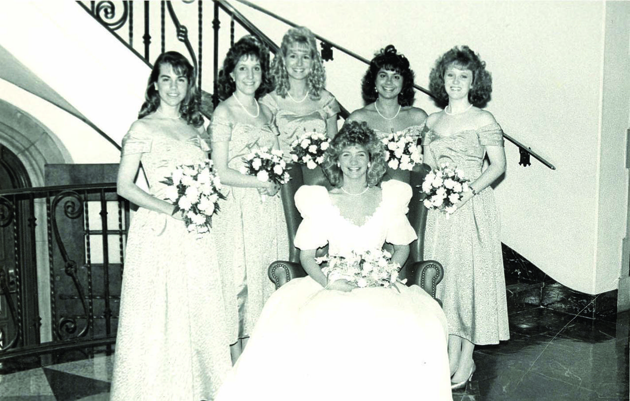 Welcome back class of 1990! One of the most beautiful and elegent places on campus is MAP South Lobby. It remains a great location to dress up and take some pictures, just like the