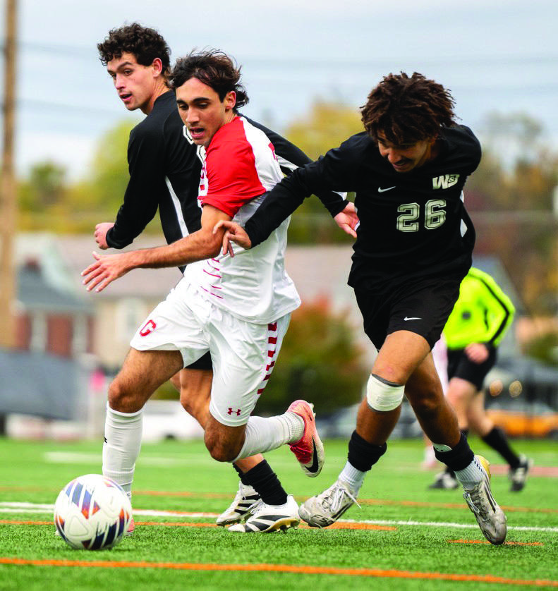 Freshman Cristian Garcia netted his first collegiate goal against W&J.