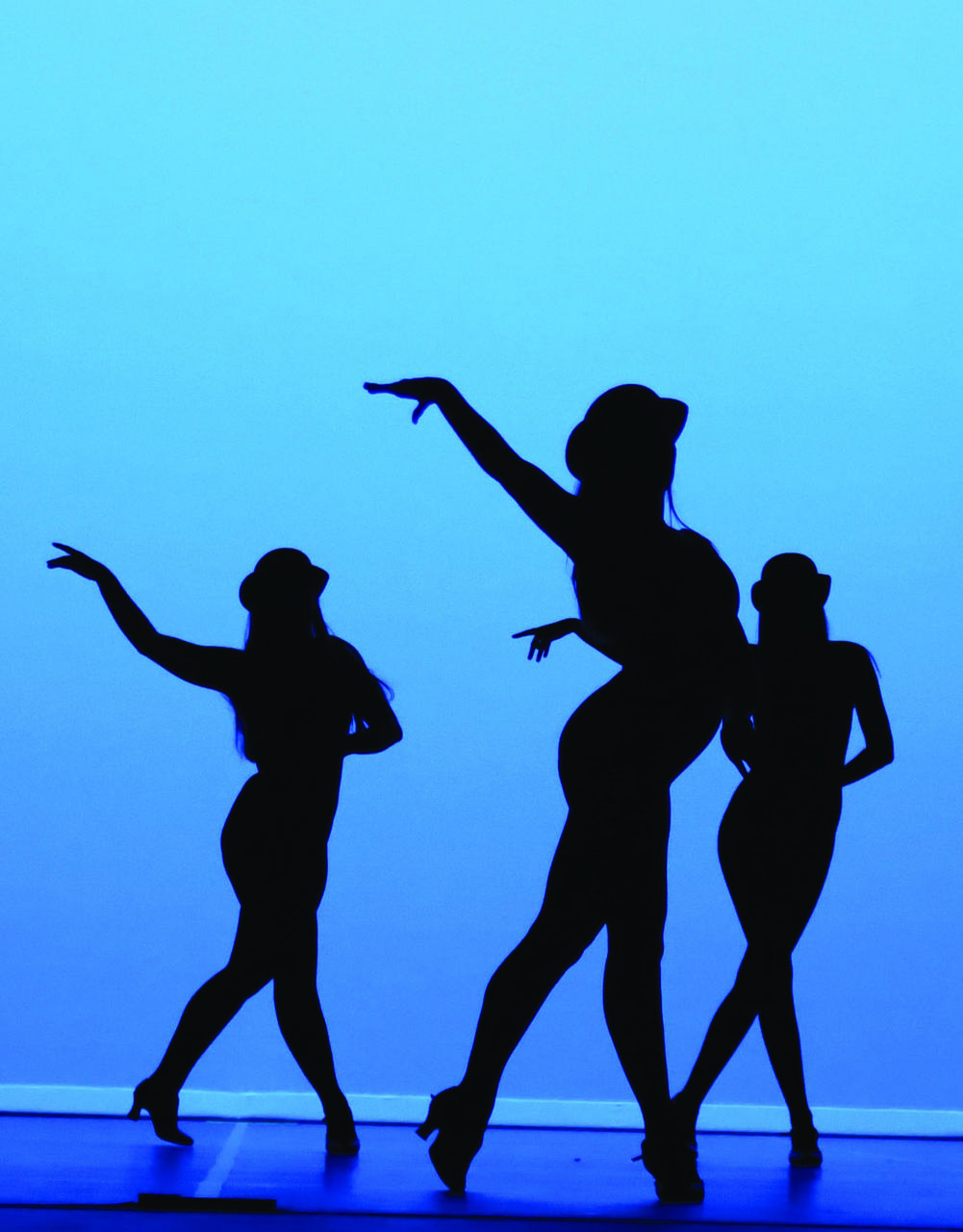 Dancers perform one of the many jazz segments in the show.
