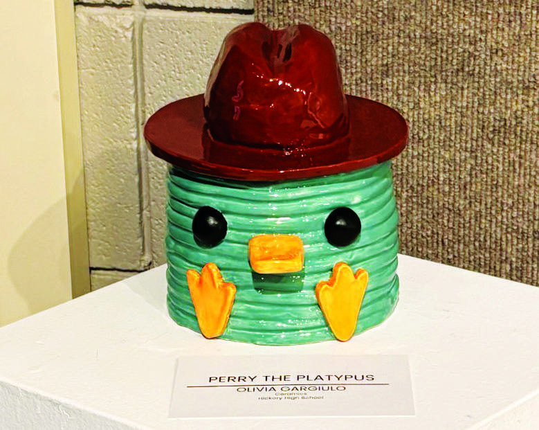 Gallery features high school art