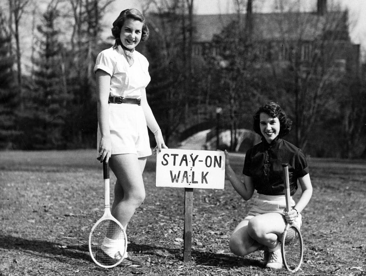 Walking on the grass was forbidden until the early 2000s.