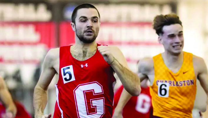 Senior Alex Mitchell won both the 400-meter and 500-meter events at the Youngstown State Mid-Major.