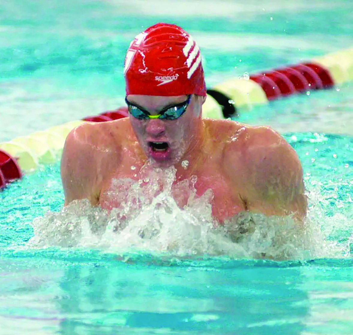 Junior Bryce Pope competed in all three relays at NCAAs.
