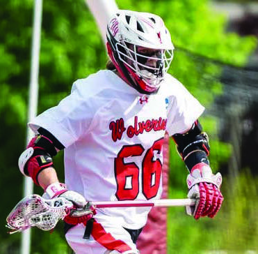 Senior Stewart McClain notched a hat trick on his senior day.