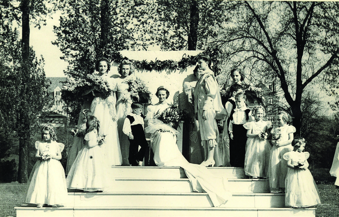 Elaborate pageants and a May queen were part of the celebration.